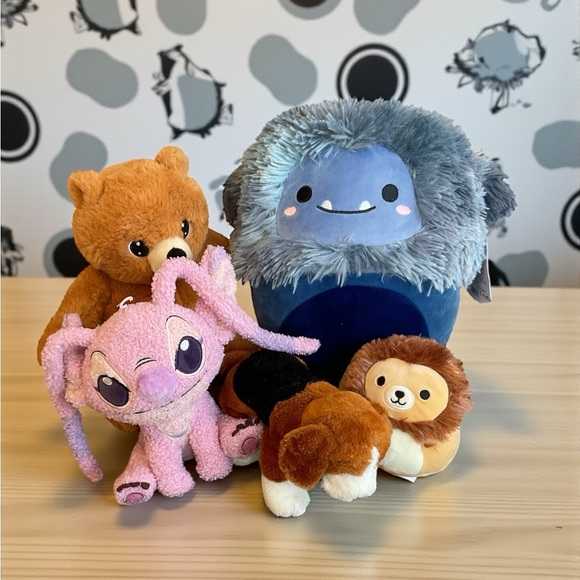 Other - Plush Toy Bundle with Blue Monster and Friends NWT & NWOT